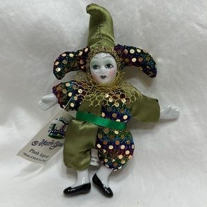 Mardi Gras jester magnet